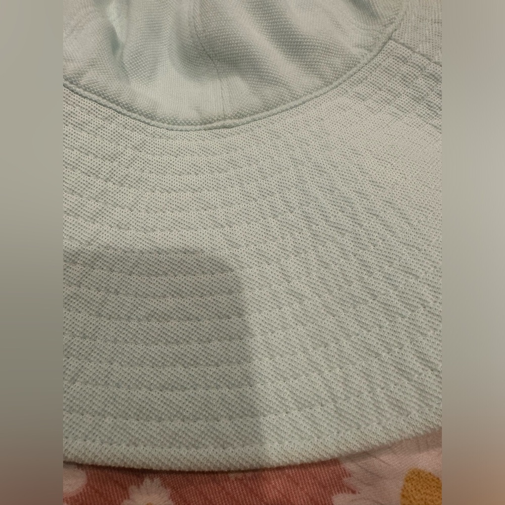 Lacoste Sky Blue/ aqua blue reversible Sun Hat - Picture 6 of 13